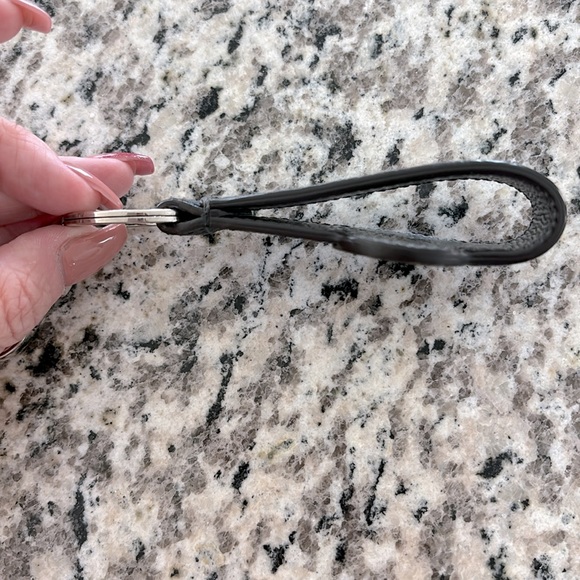 Gucci Black Leather Interlocking GG Monogram Keyring Keychain w/ Dust Bag & Box - Picture 8 of 11